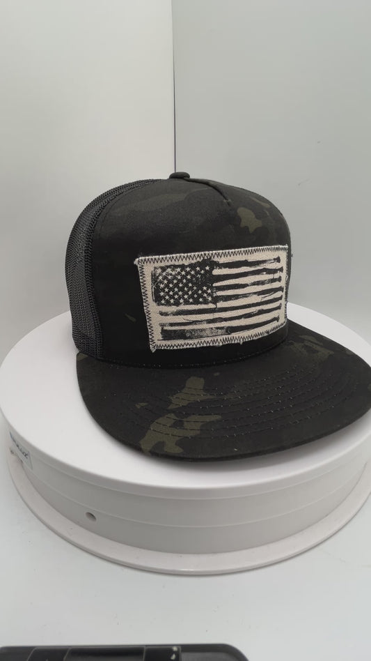 American Punches: Where Stars and Stripes Bleed Trucker Hat