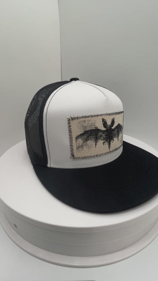 Bat Anatomy: A Study in Classic Taxidermy Trucker Hat