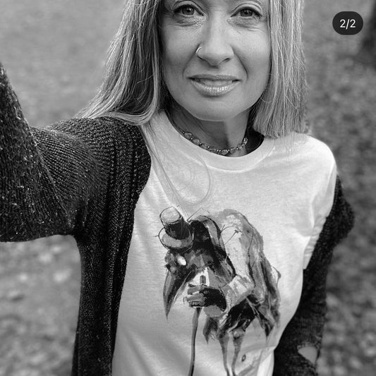 Old Crow: Penniless in Dark Feathers T-shirt