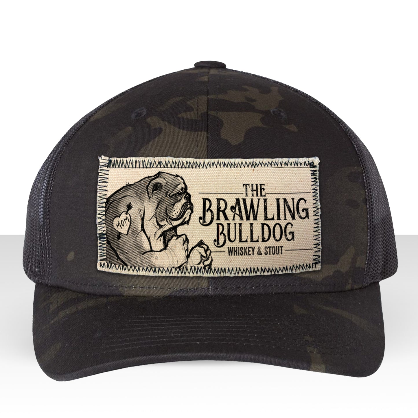 Brawling Bulldog Pub: Brawler's Haven Trucker Hat