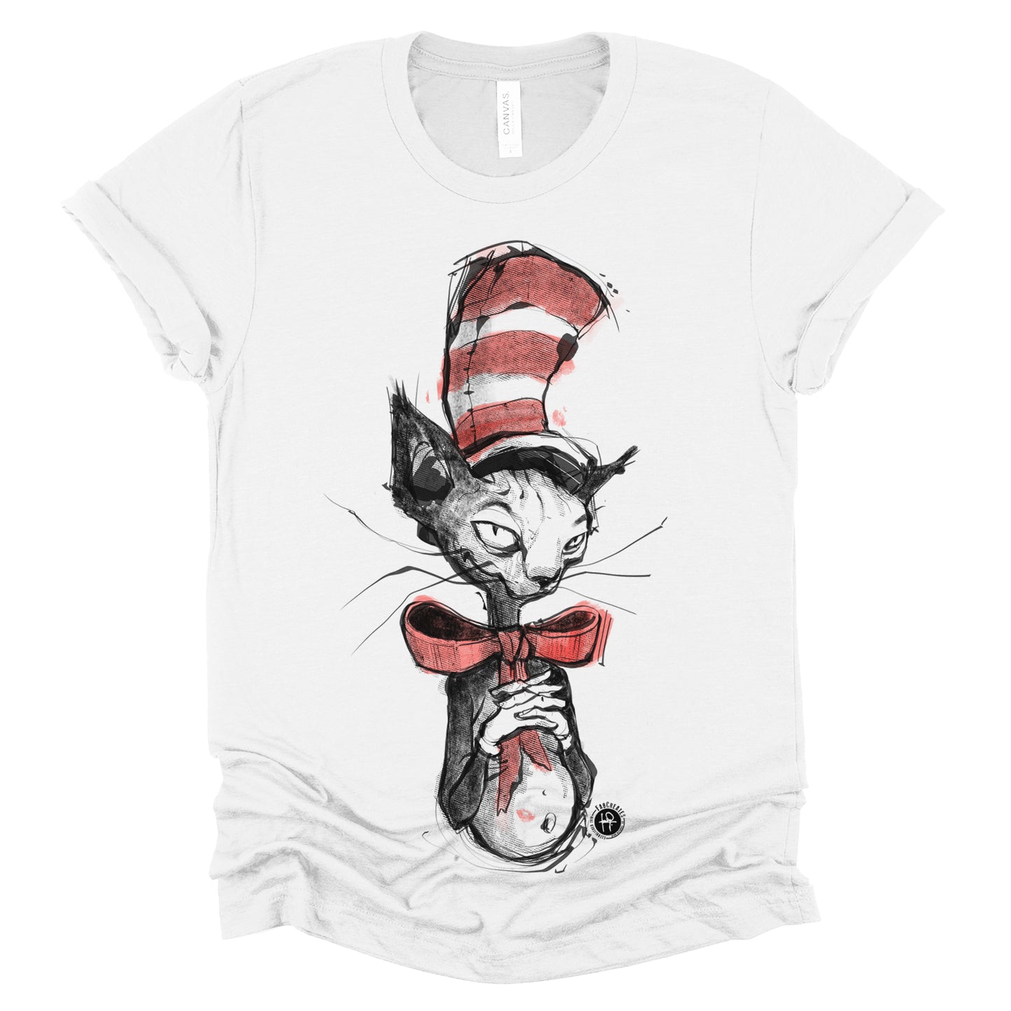 Kitty in the Hat: Whimsical Revived T-shirt