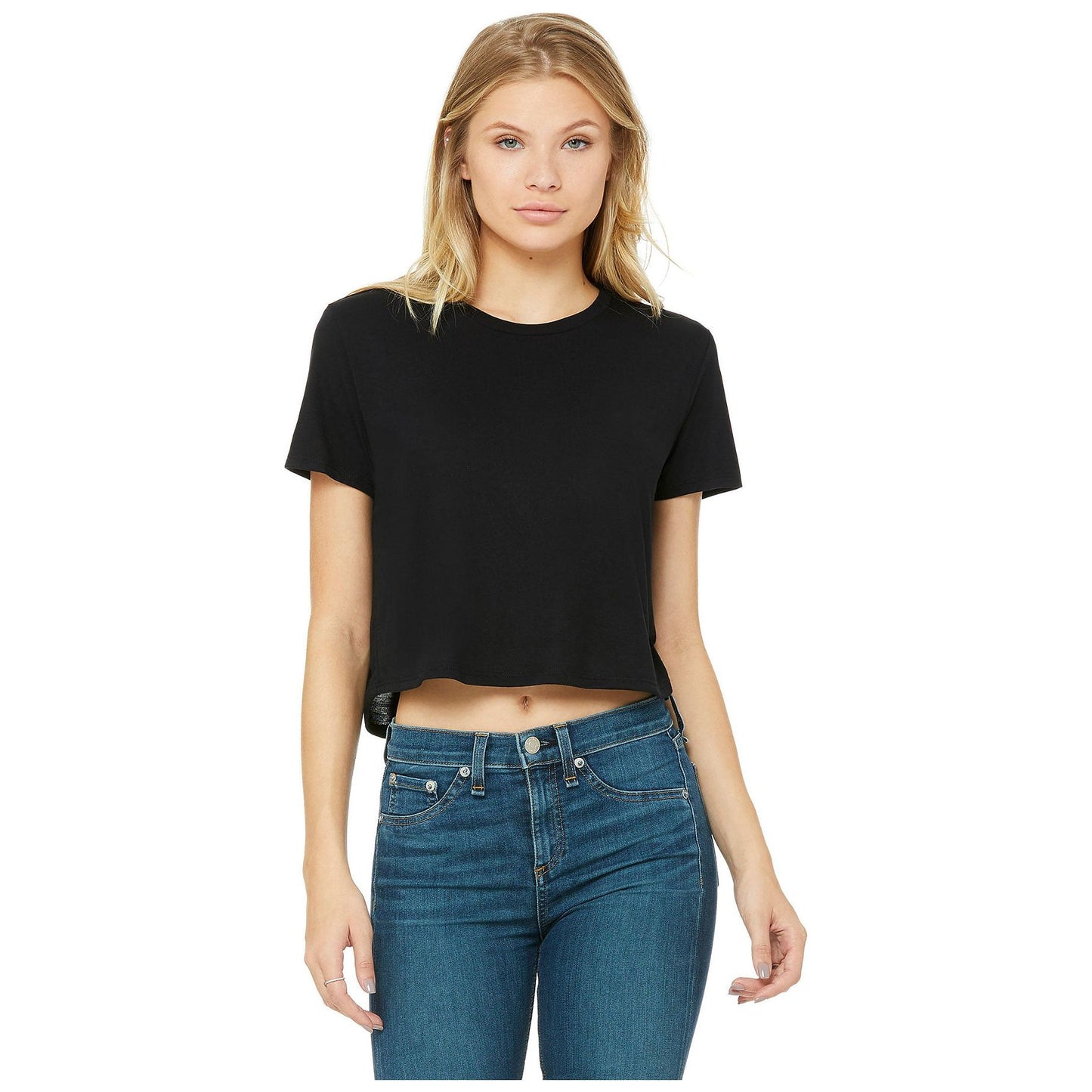 Custom Women's Cropped Flowy T-shirt (8882)