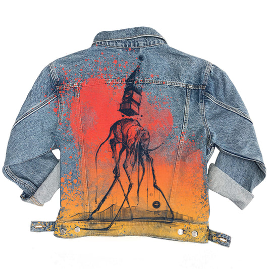 Dali's Elephant: Surreal Elegance Levi's Trucker Jacket