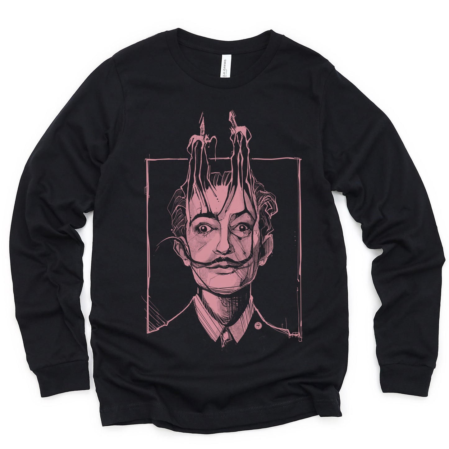 Dali's Portrait Long Sleeve T-Shirt: Surreal Tribute