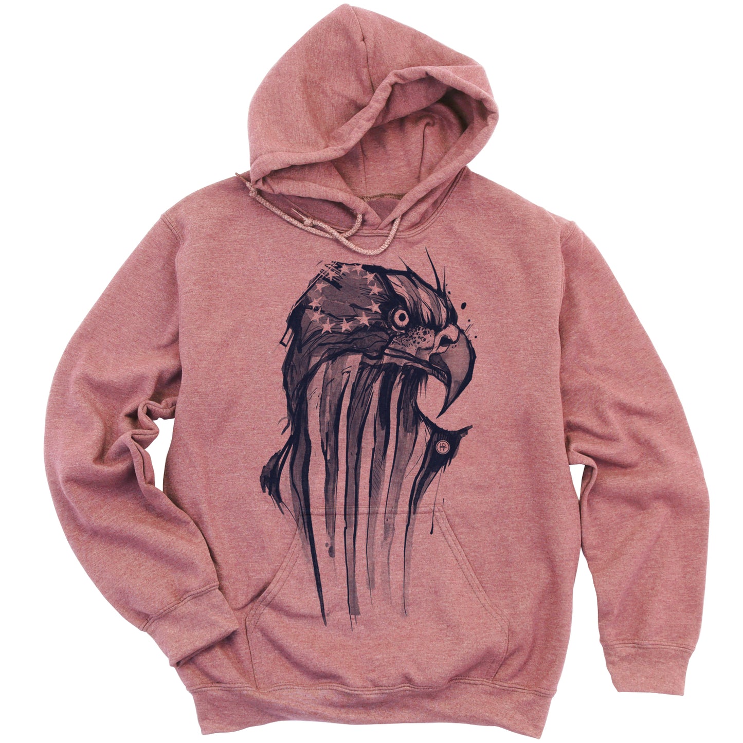 Eagle Flag: Pride in Every Feather Hoodie