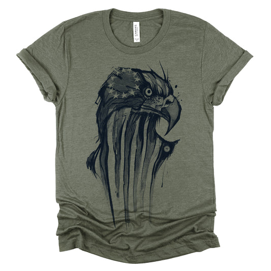 Eagle Flag: Pride in Every Feather T-Shirt