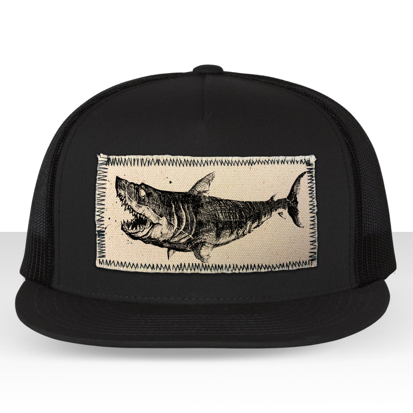Eerie Shark Trucker Hat