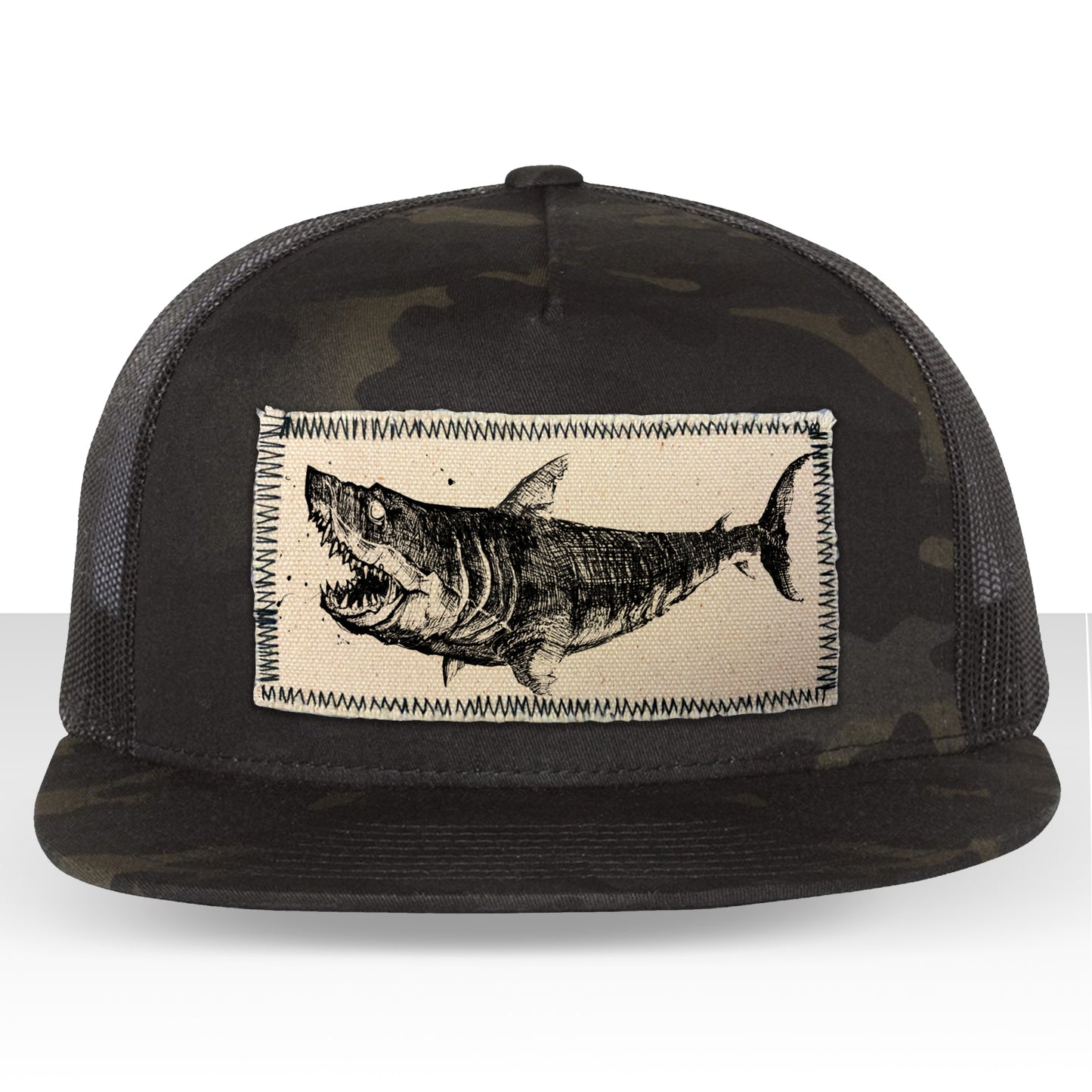 Eerie Shark Trucker Hat