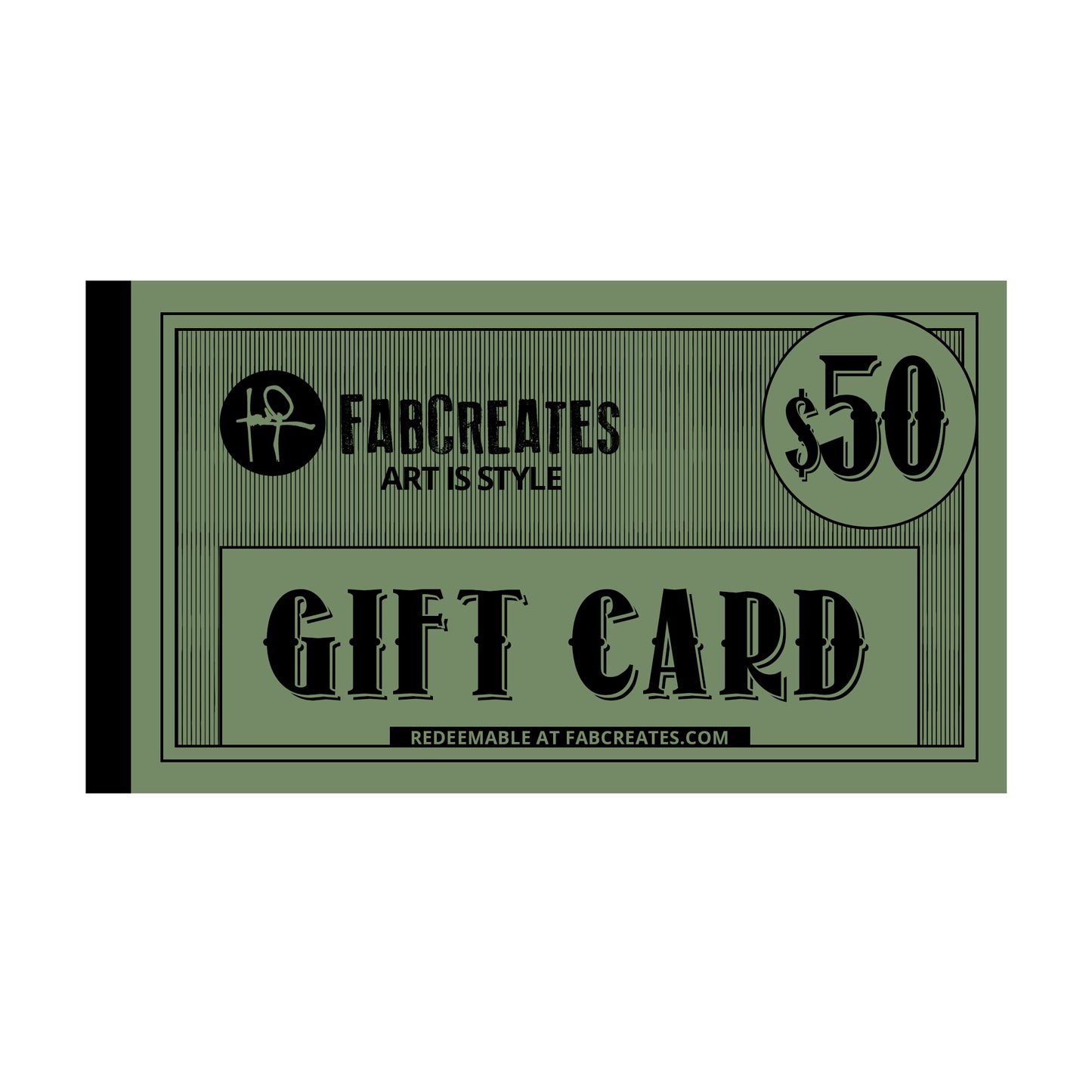 FabCreates Gift Card