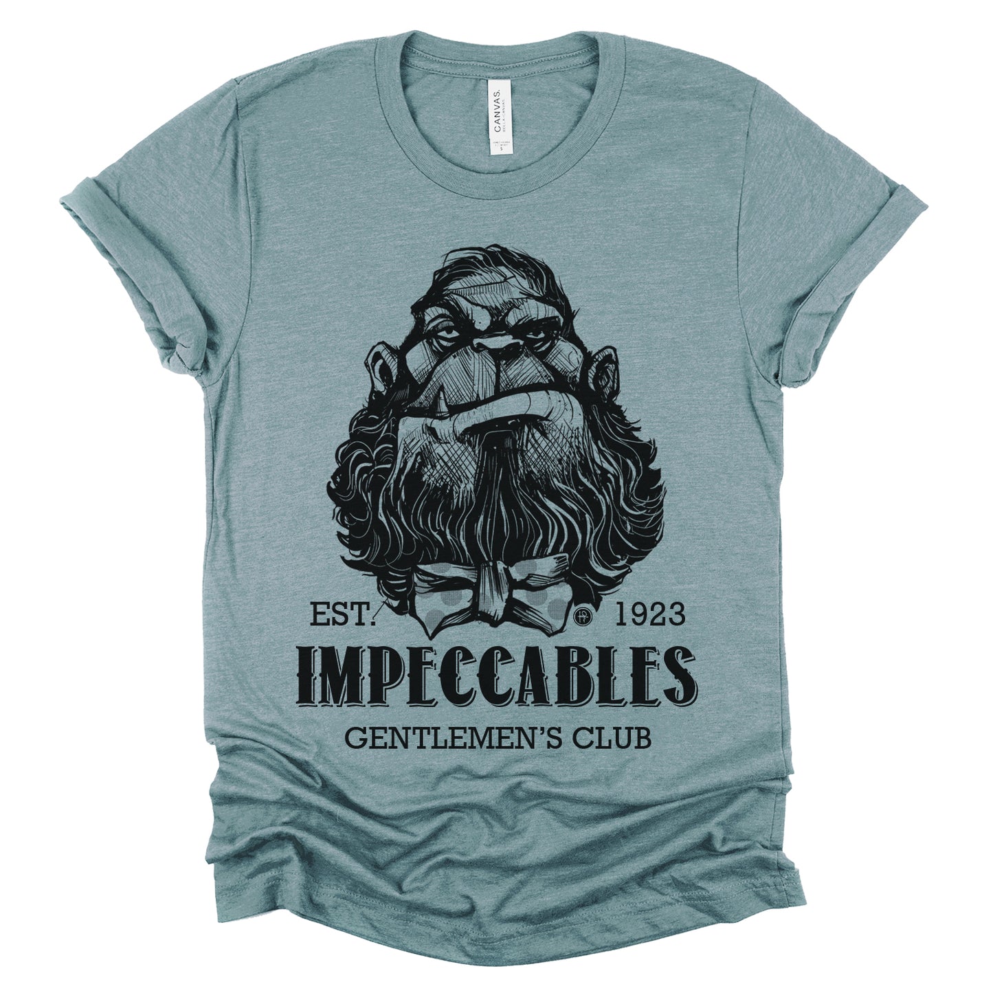 Impeccables Gentlemen's Club: Sophisticated Sasquatch T-Shirt