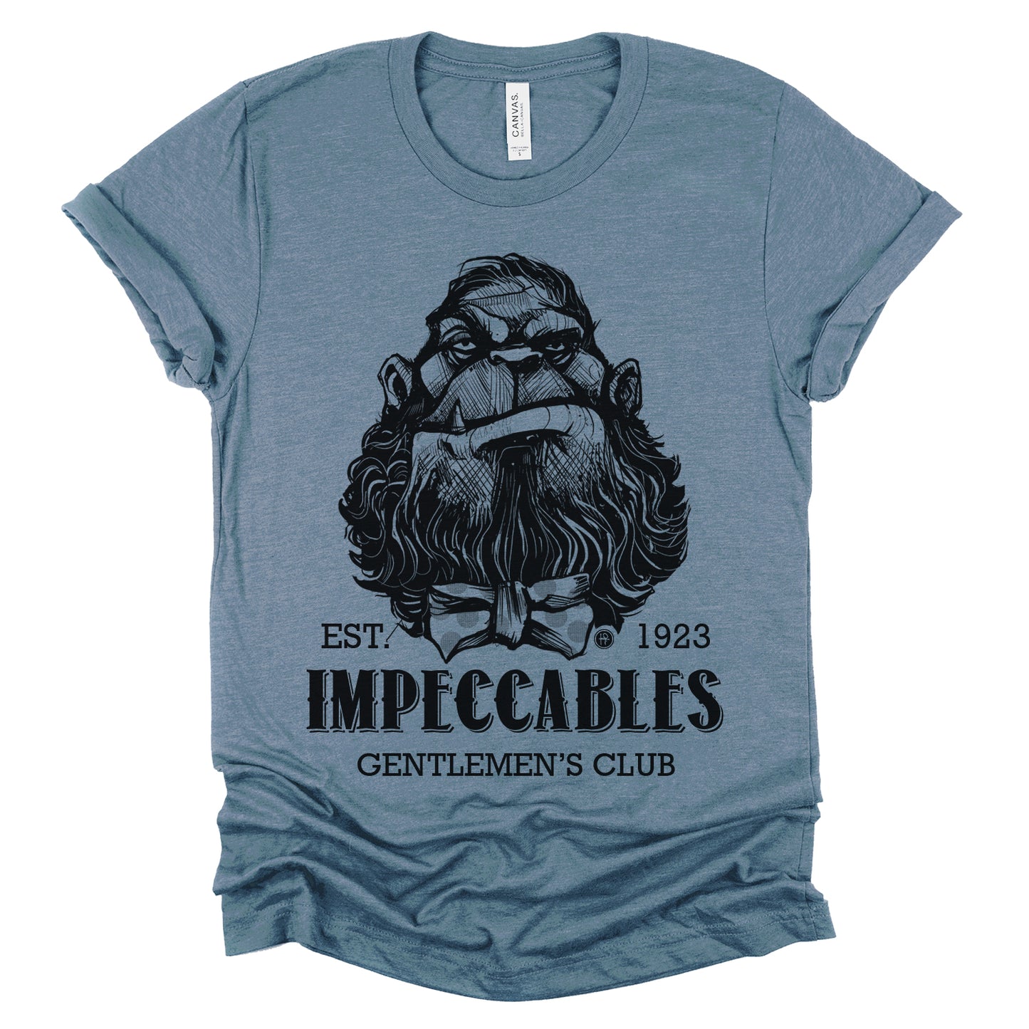 Impeccables Gentlemen's Club: Sophisticated Sasquatch T-Shirt