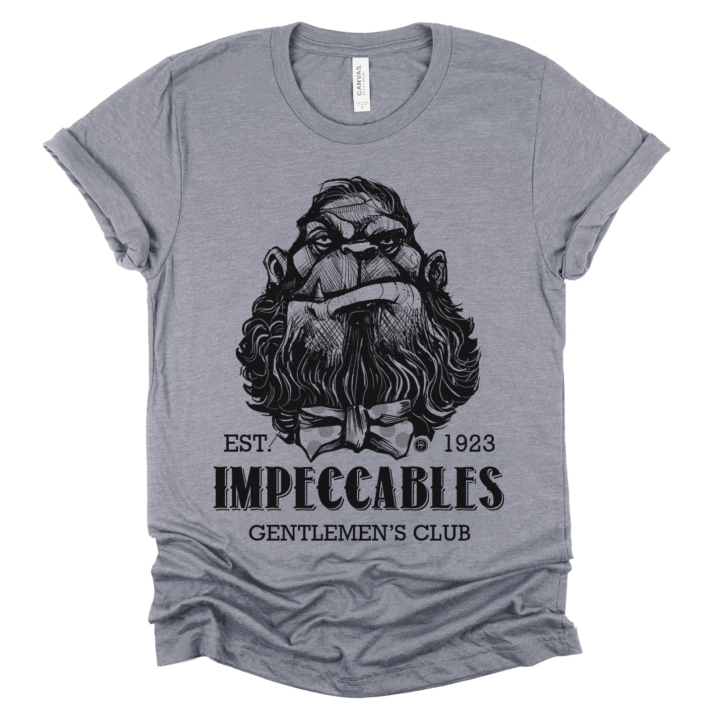 Impeccables Gentlemen's Club: Sophisticated Sasquatch T-Shirt