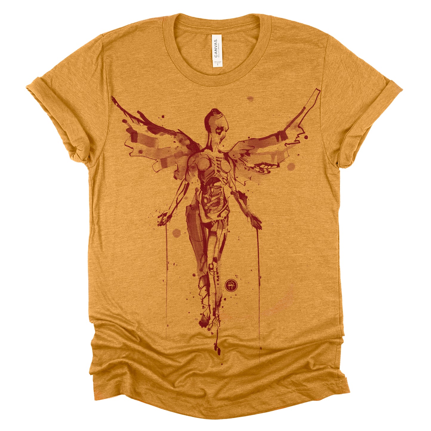 In Utero Angel: A Grunge Homage T-shirt