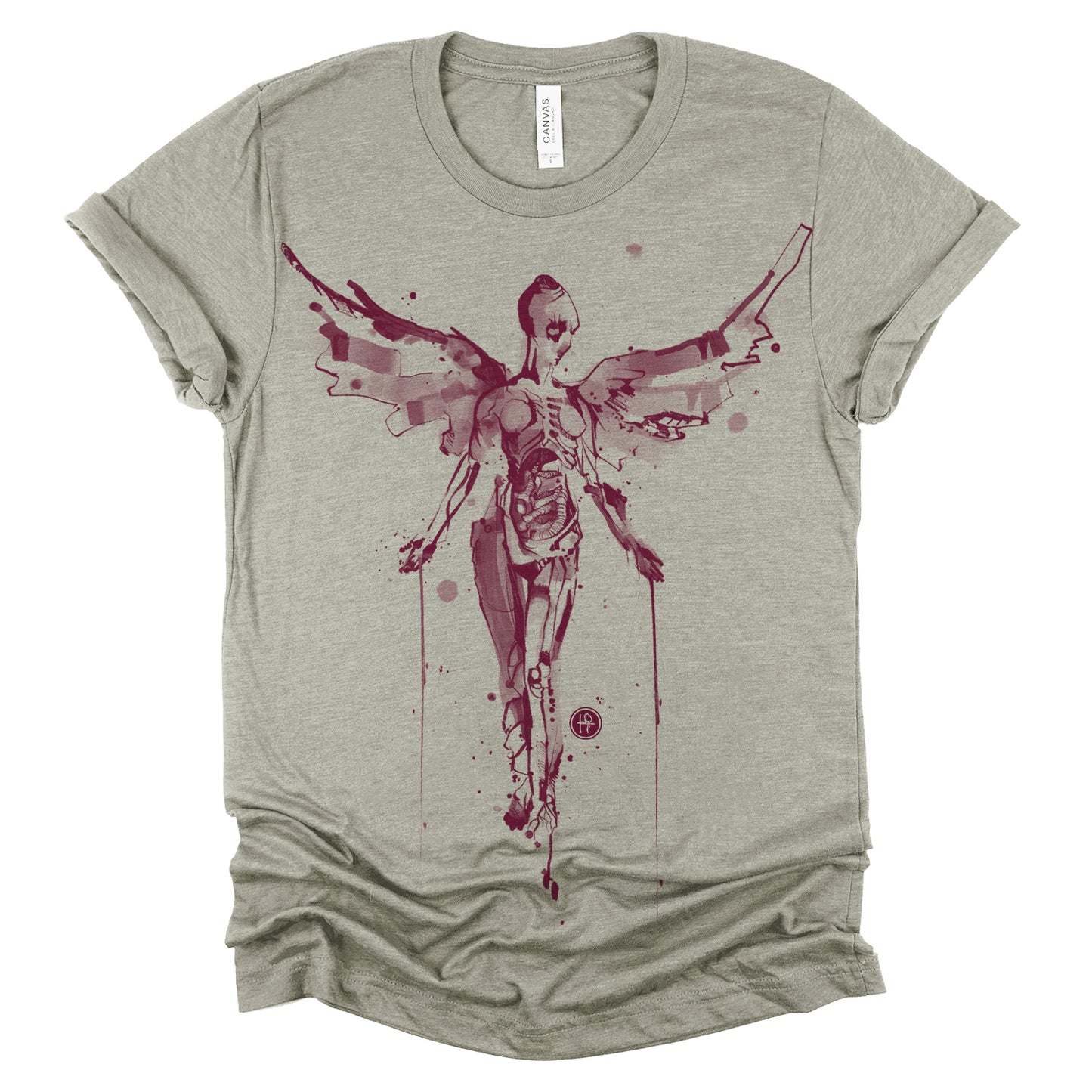 In Utero Angel: A Grunge Homage T-shirt