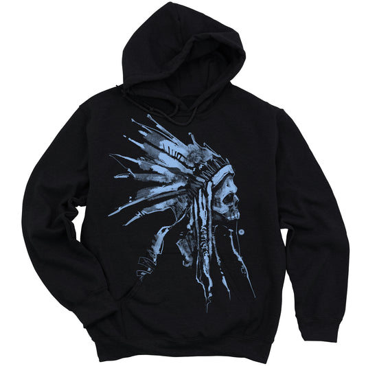 Indian Chief Skull: Tribal Legacy Hoodie