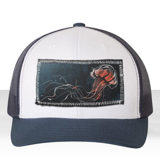 Jelly Fish: Fluid Movement Trucker Hat