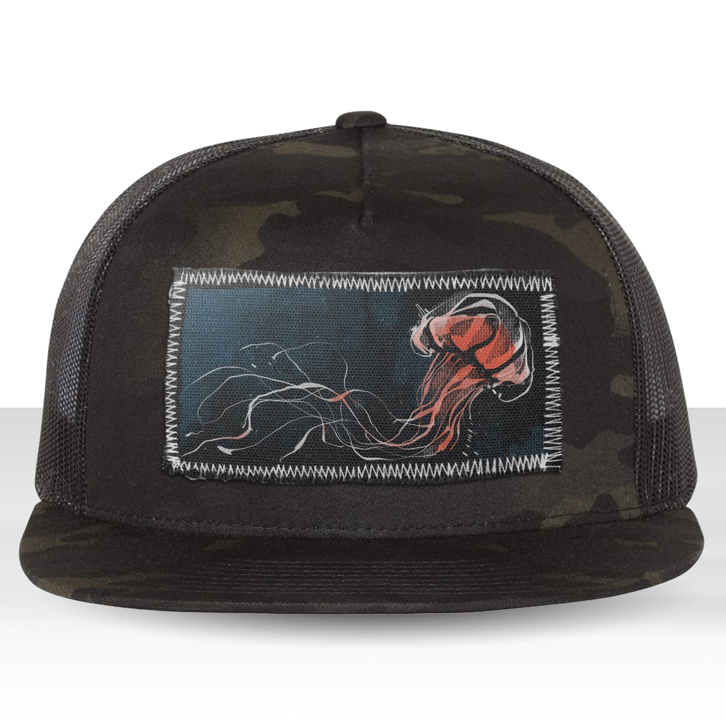 Jelly Fish: Fluid Movement Trucker Hat
