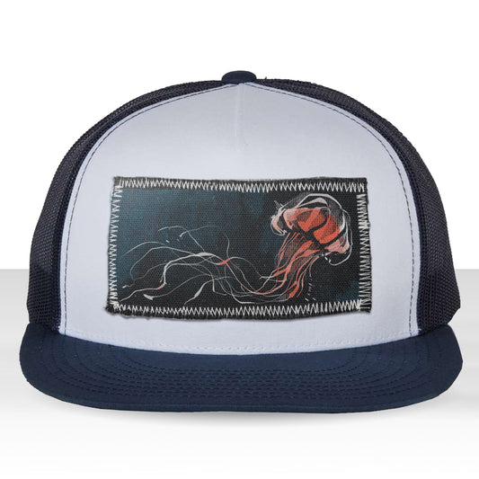Jelly Fish: Fluid Movement Trucker Hat