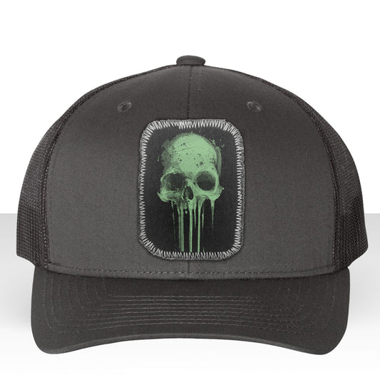 Melting Skull: Dripping Pain Trucker Hat