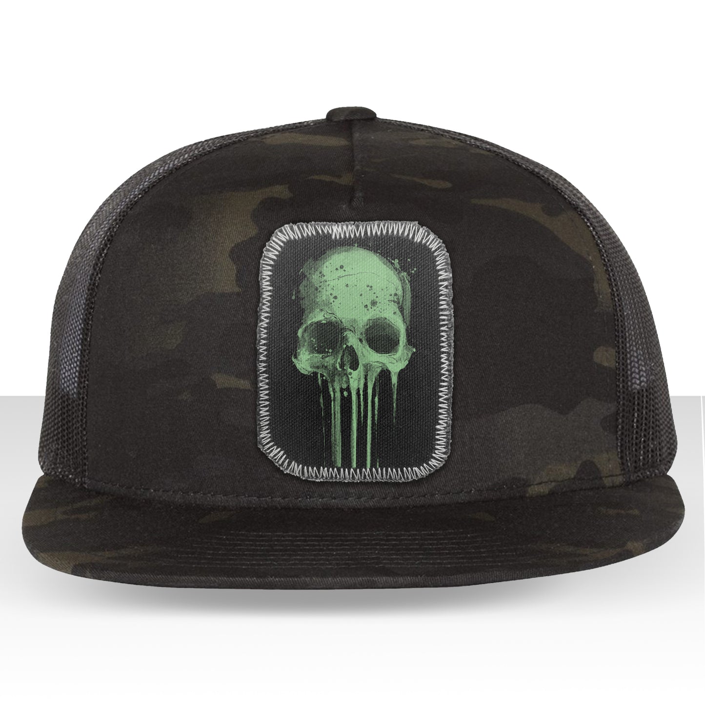 Melting Skull: Dripping Pain Trucker Hat