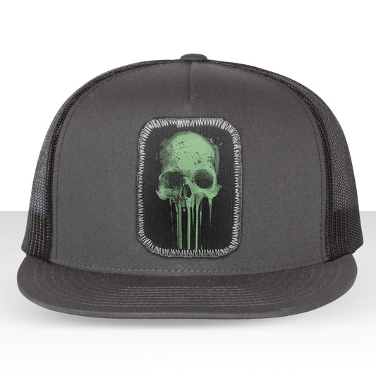 Melting Skull: Dripping Pain Trucker Hat
