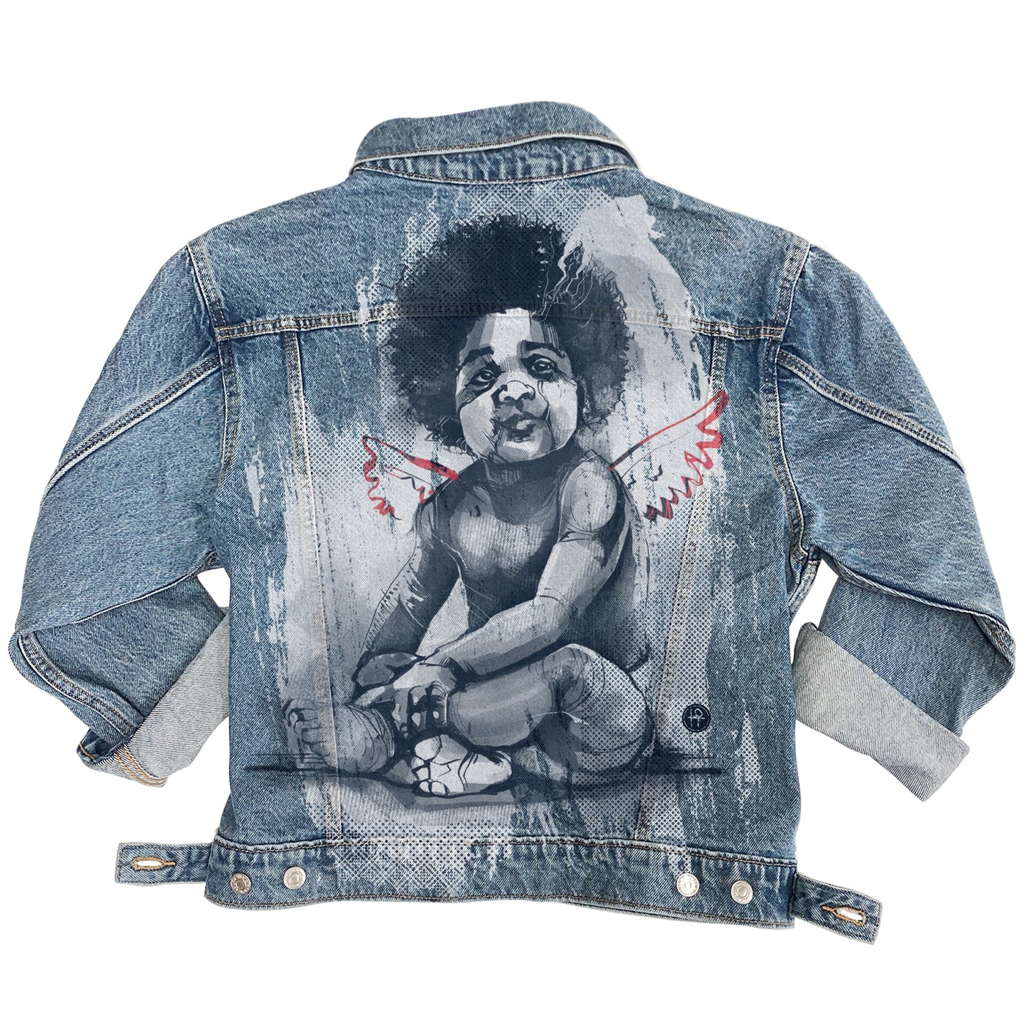 Notorious Baby: Iconic Tribute to Ready to Die Levi's Trucker Jacket