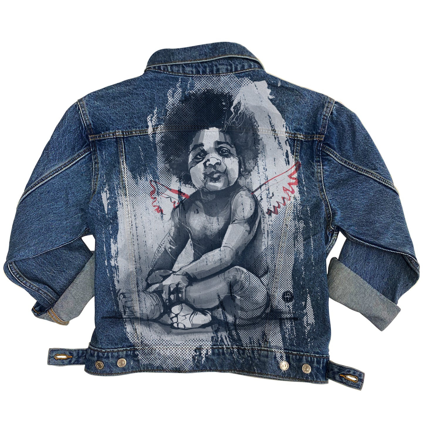 Notorious Baby: Iconic Tribute to Ready to Die Levi's Trucker Jacket