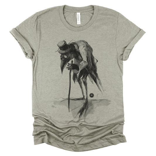 Old Crow: Penniless in Dark Feathers T-shirt