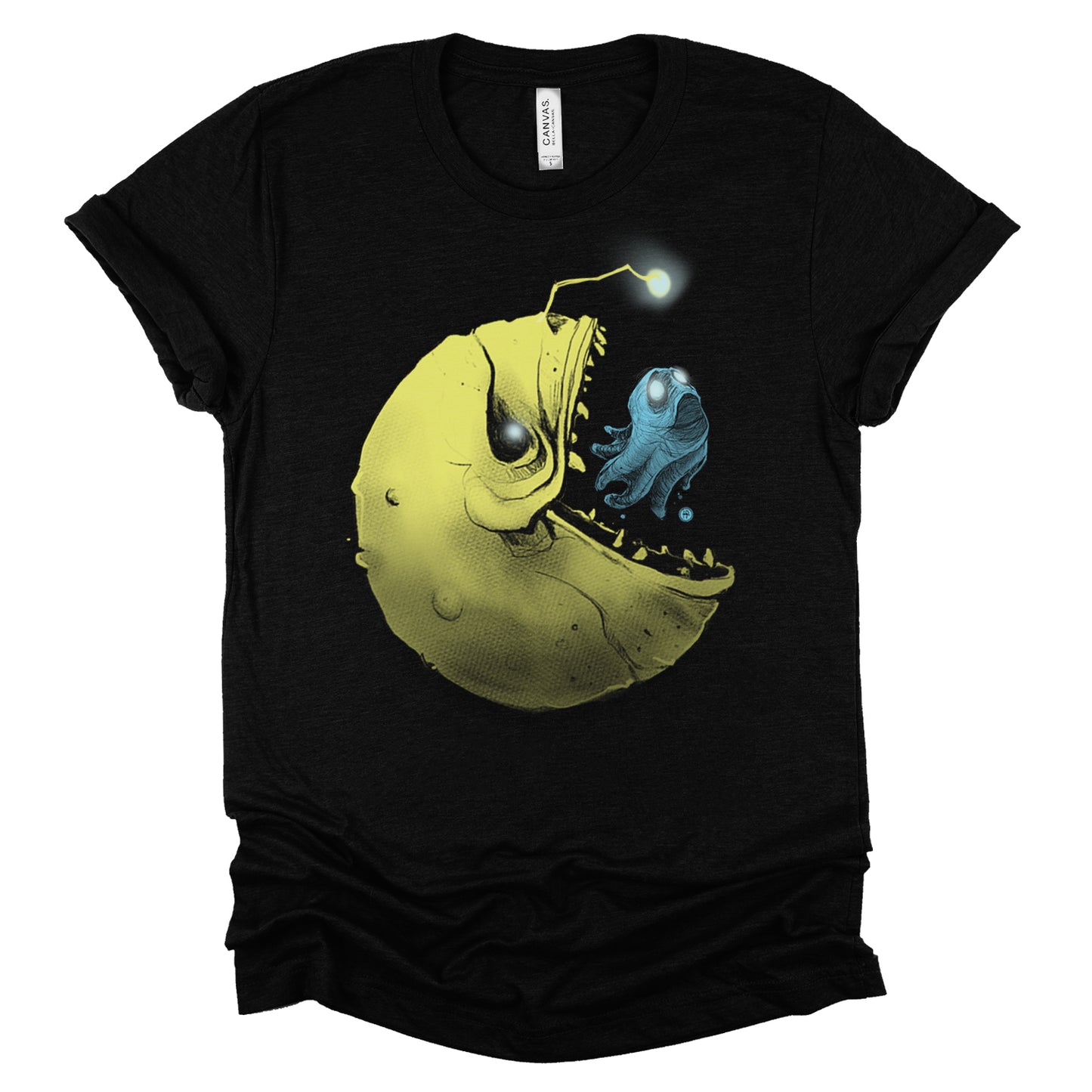 Hungry Pac-Man & Ghost: Deep Sea Predator T-shirt