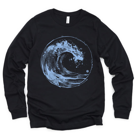 Wave Custom Long Sleeve T-Shirt