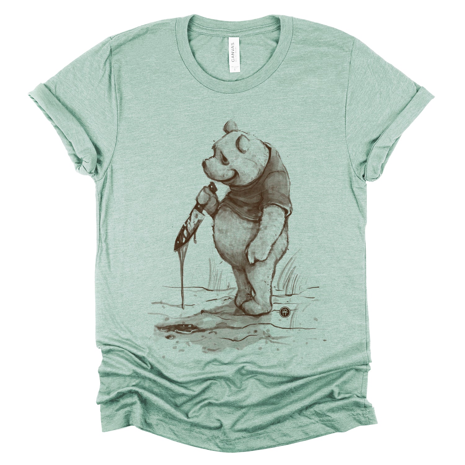 Killer Pooh Artistic T-Shirt | FabCreates | T-Shirts