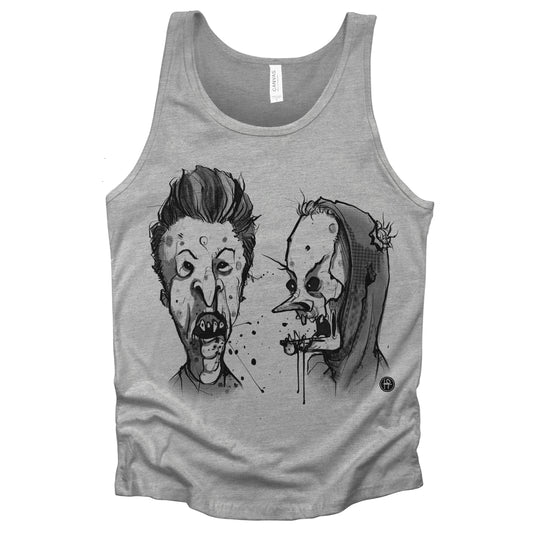 Zombie Beavis & Butthead: Ghoulish Dimwits Tank Top